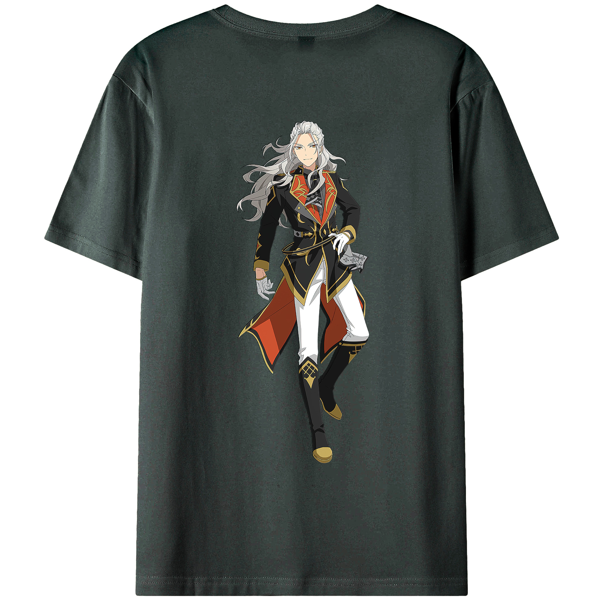 （画像用） あんさんぶるスターズ! Ensemble Stars 綿100％ メンズ半袖Tシャツ（バックプリント） 通気性